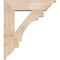 Ekena Millwork Merced Traditional Smooth Bracket w/ Offset Brace, Douglas Fir, 7 1/2"W x 28"D x 32"H BKT0806X28X32MRC01SDF - alternate 2